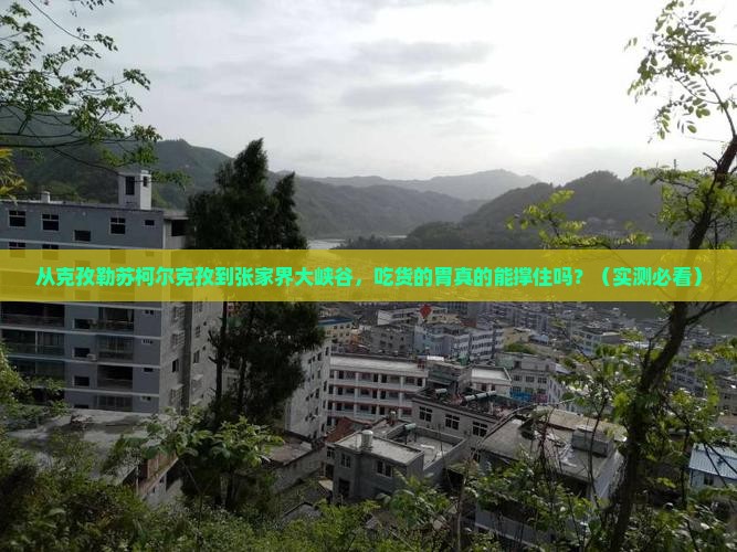 克孜勒苏柯尔克孜到张家界大峡谷旅游小吃