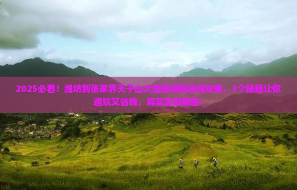 潍坊到张家界天子山大型旅游团