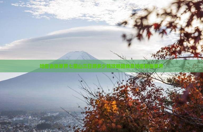 哈密去张家界七星山三日游