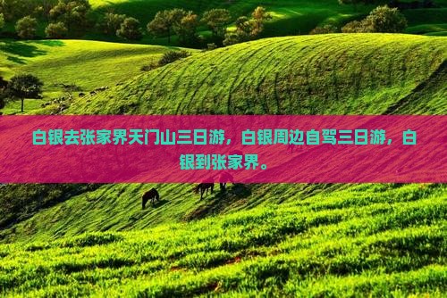 白银去张家界天门山三日游