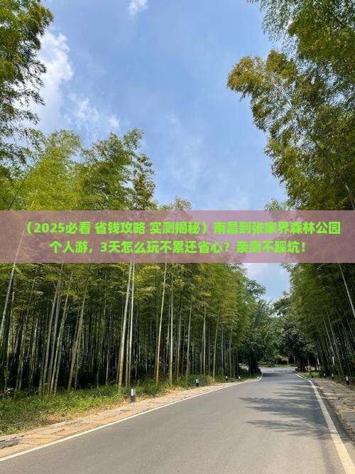南昌到张家界森林公园个人游