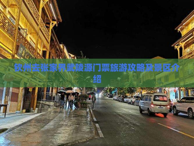 钦州去张家界武陵源门票