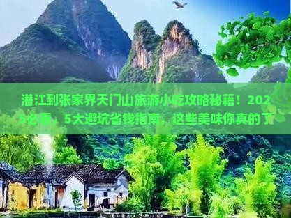 潜江到张家界天门山旅游小吃