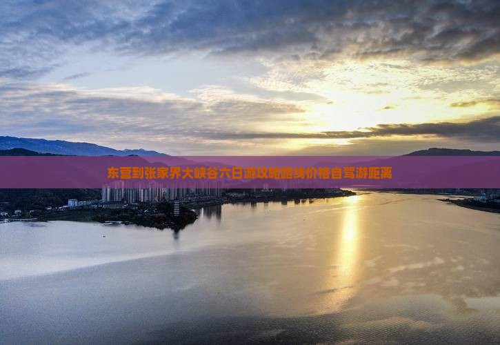 东营到张家界大峡谷六日游