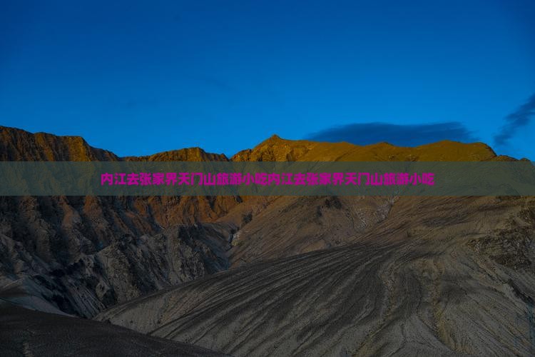 内江去张家界天门山旅游小吃