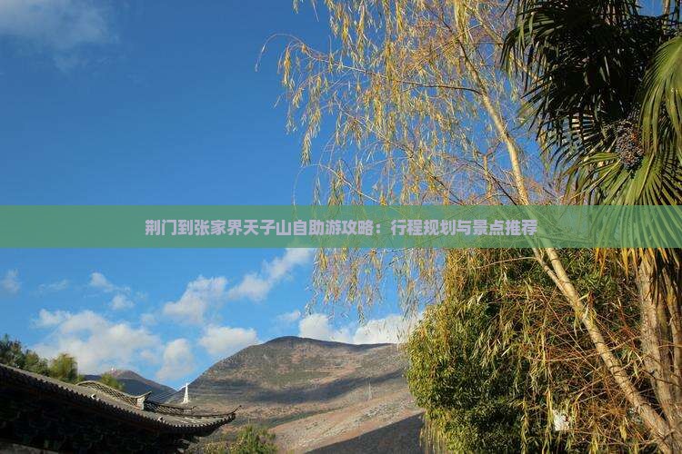 荆门到张家界天子山自助游攻略：行程规划与景点推荐