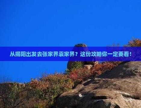 揭阳去张家界袁家界必去地