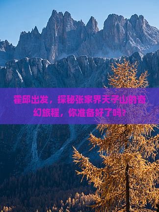 霍邱到张家界天子山大型旅游团