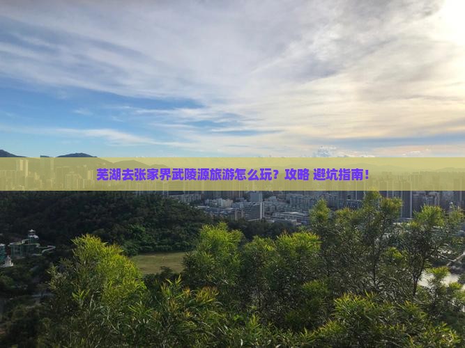 芜湖去张家界武陵源旅游
