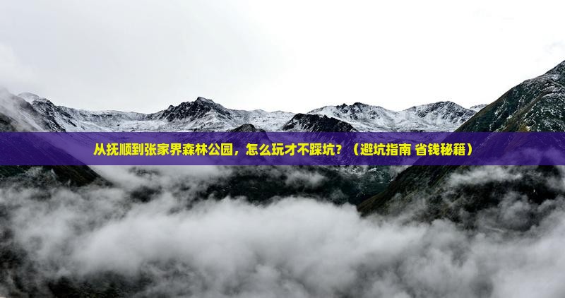 抚顺到张家界森林公园个人游