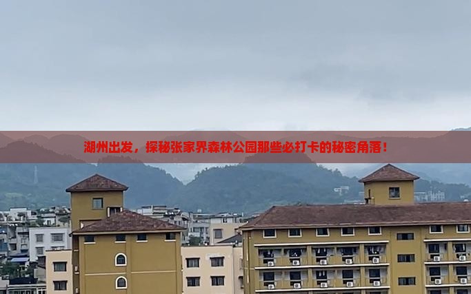 湖州去张家界森林公园必去地