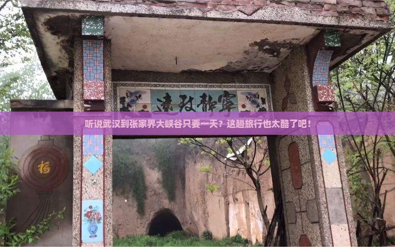 武汉去张家界大峡谷一日