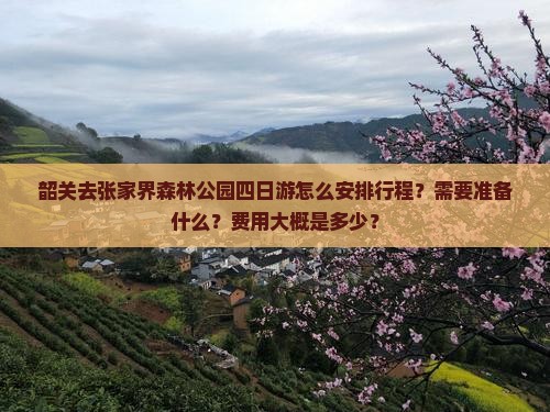 韶关去张家界森林公园四日游 韶关去张家界森林公园四日游