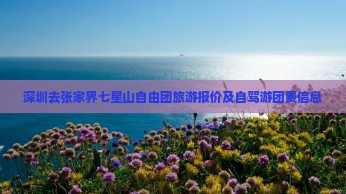 深圳去张家界七星山自由团