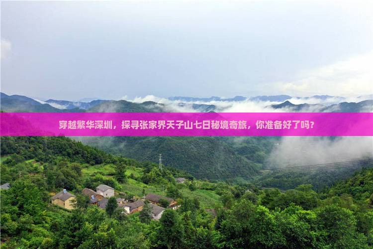 深圳到张家界天子山七日游
