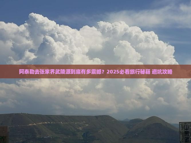阿泰勒去张家界武陵源团体旅游