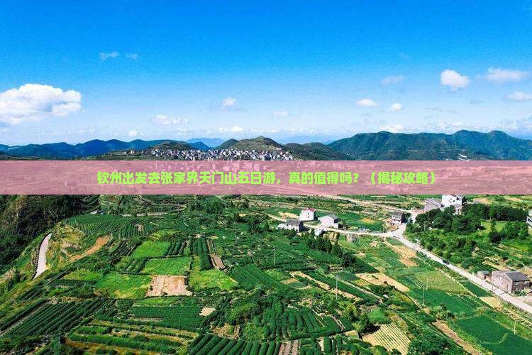 钦州去张家界天门山五日游
