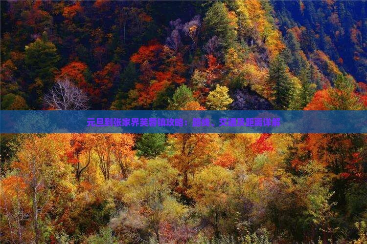 元旦到张家界芙蓉镇攻略