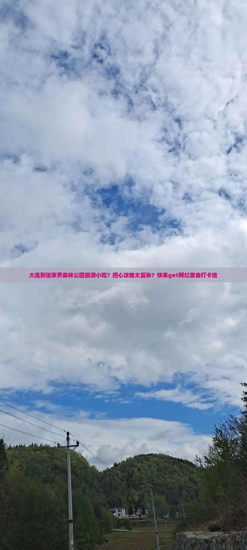 大连到张家界森林公园旅游小吃