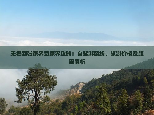 无锡到张家界袁家界攻略