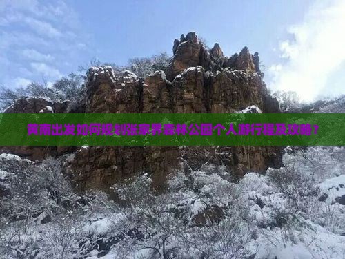 黄南去张家界森林公园个人游