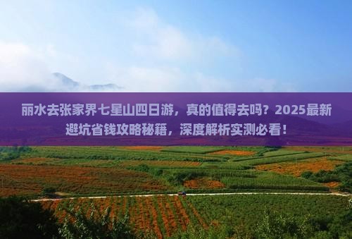 丽水去张家界七星山四日游
