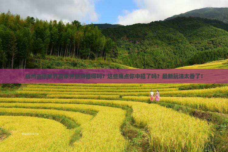 宿州去张家界袁家界旅游