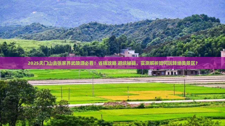 天门去张家界武陵源旅行社