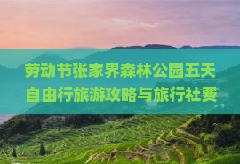 劳动节张家界森林公园五天自由行旅游攻略与旅行社费用探秘