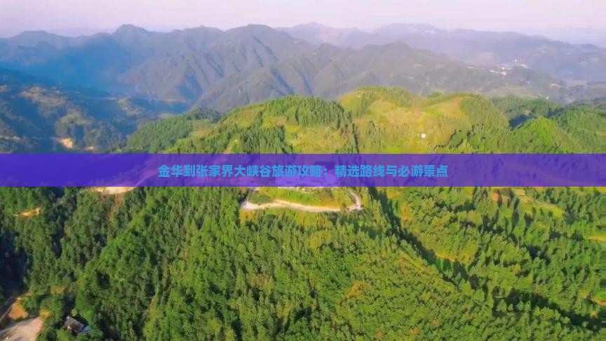 金华到张家界大峡谷团体旅游