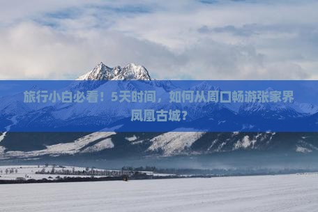 周口去张家界凤凰古城五日游