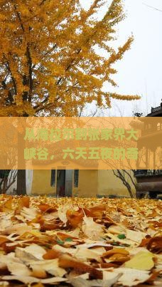海拉尔到张家界大峡谷六日游