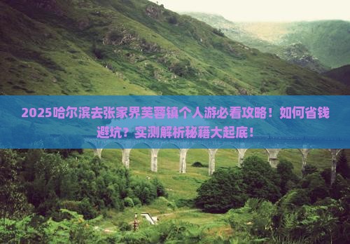 哈尔滨去张家界芙蓉镇个人游