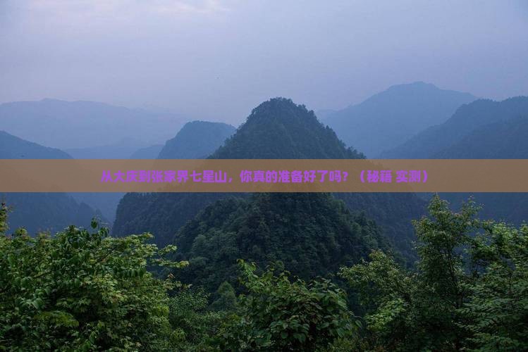 大庆去张家界七星山个人游