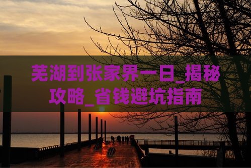 芜湖到张家界一日