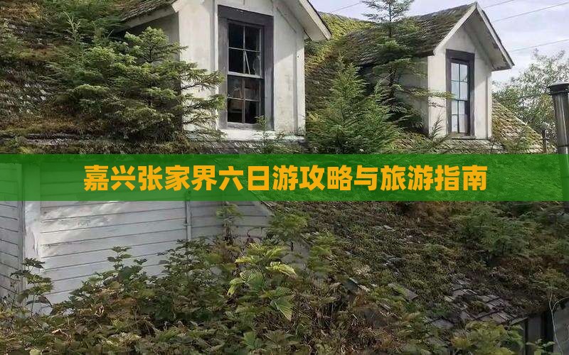 嘉兴去张家界武陵源六日游
