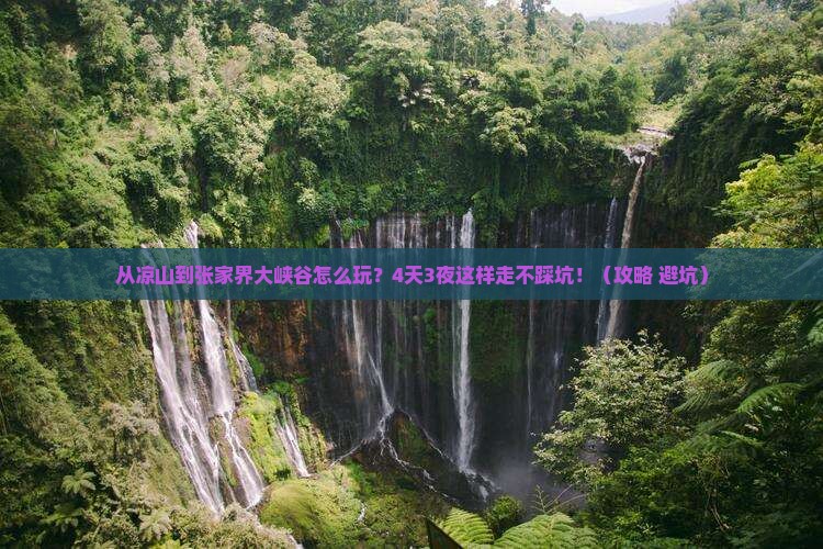 凉山去张家界大峡谷四日游