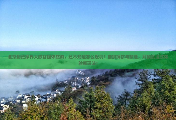 北京到张家界大峡谷团体旅游