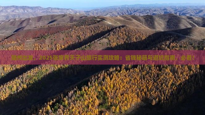 随州去张家界天子山攻略