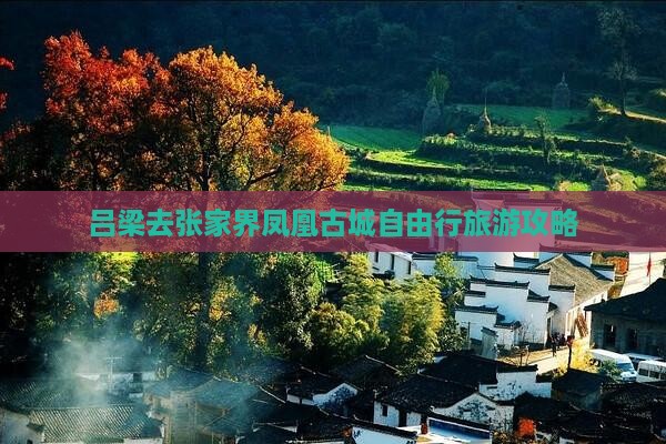 吕梁去张家界凤凰古城自由行