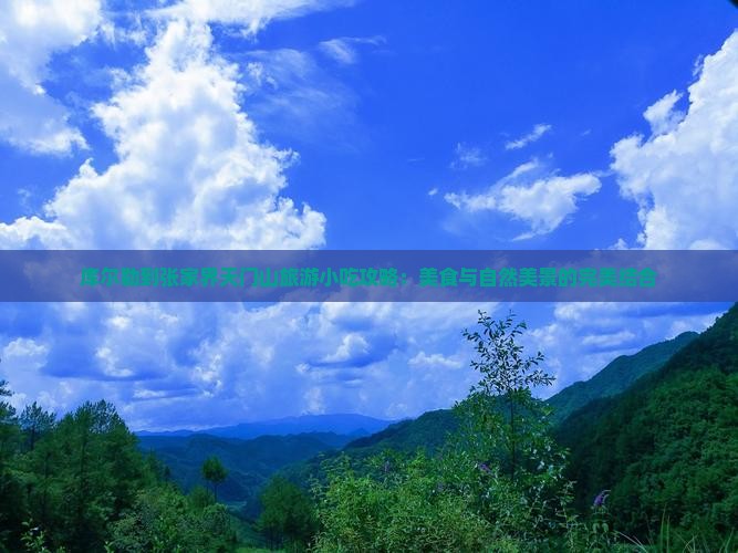 库尔勒到张家界天门山旅游小吃
