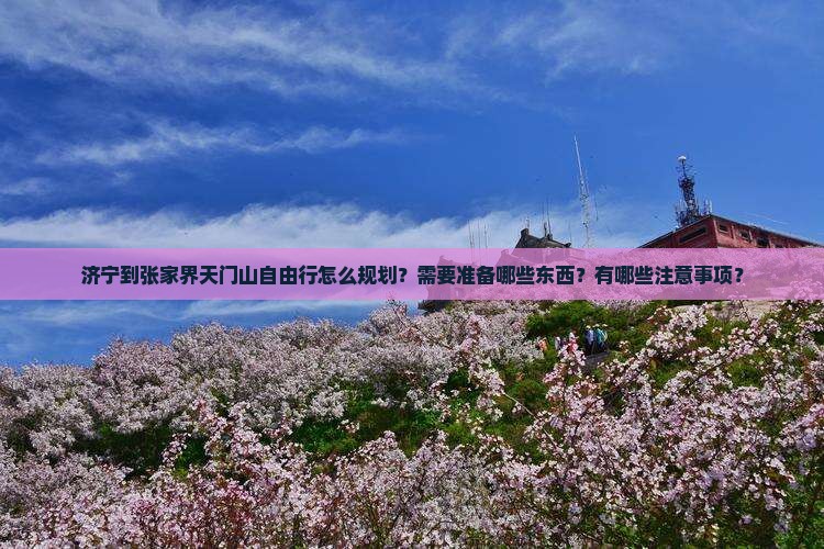 济宁去张家界天门山自由行