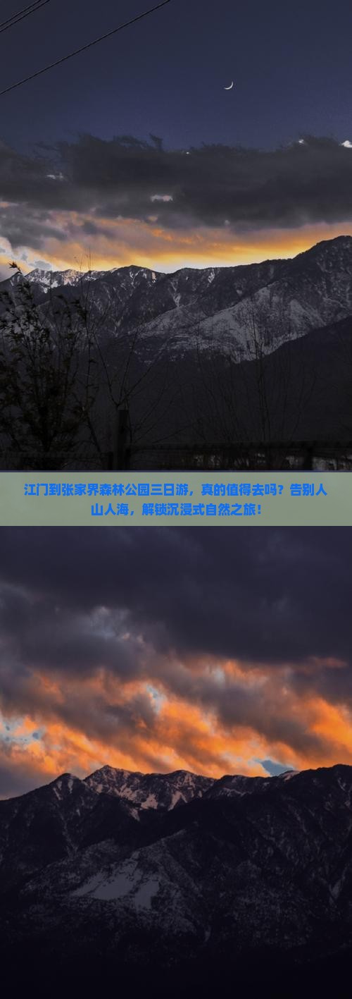 江门到张家界森林公园三日游