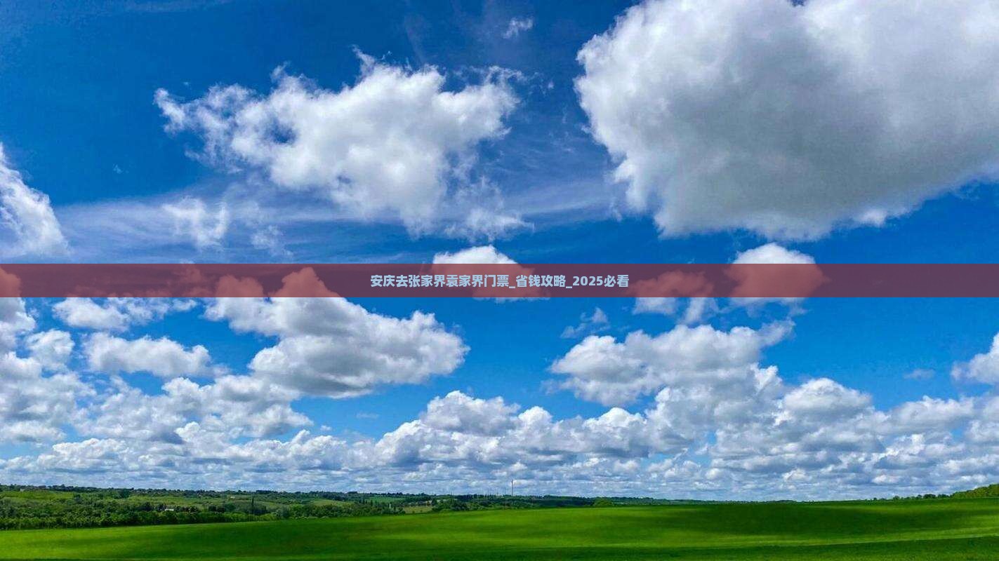 安庆去张家界袁家界门票