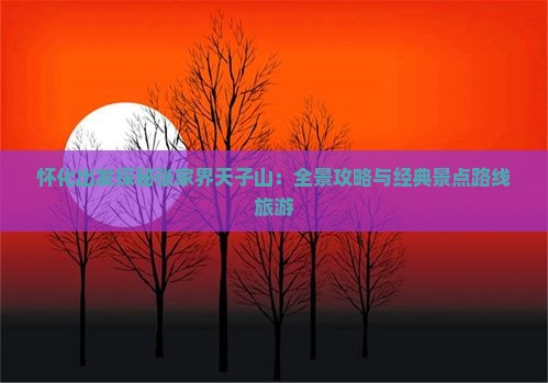 怀化出发探秘张家界天子山：全景攻略与经典景点路线旅游