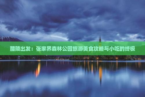醴陵出发：张家界森林公园旅游美食攻略与小吃的终极