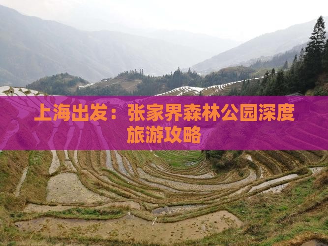 上海出发：张家界森林公园深度旅游攻略