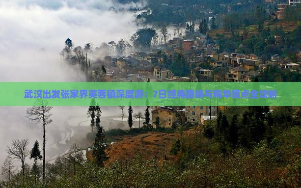 武汉出发张家界芙蓉镇深度游：7日经典路线与精华景点全攻略