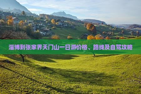 淄博到张家界天门山一日