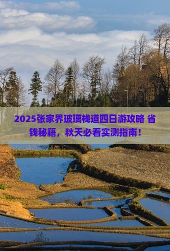 秋天到张家界玻璃栈道四日游